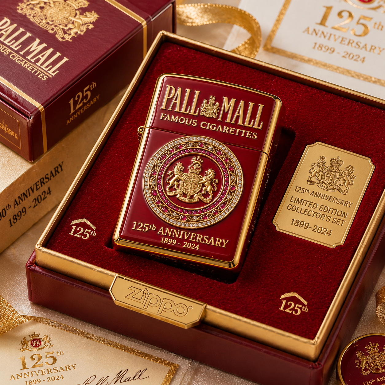 Pall Mall 125th Anniversary Limited Edition Zippo (1899–2024)