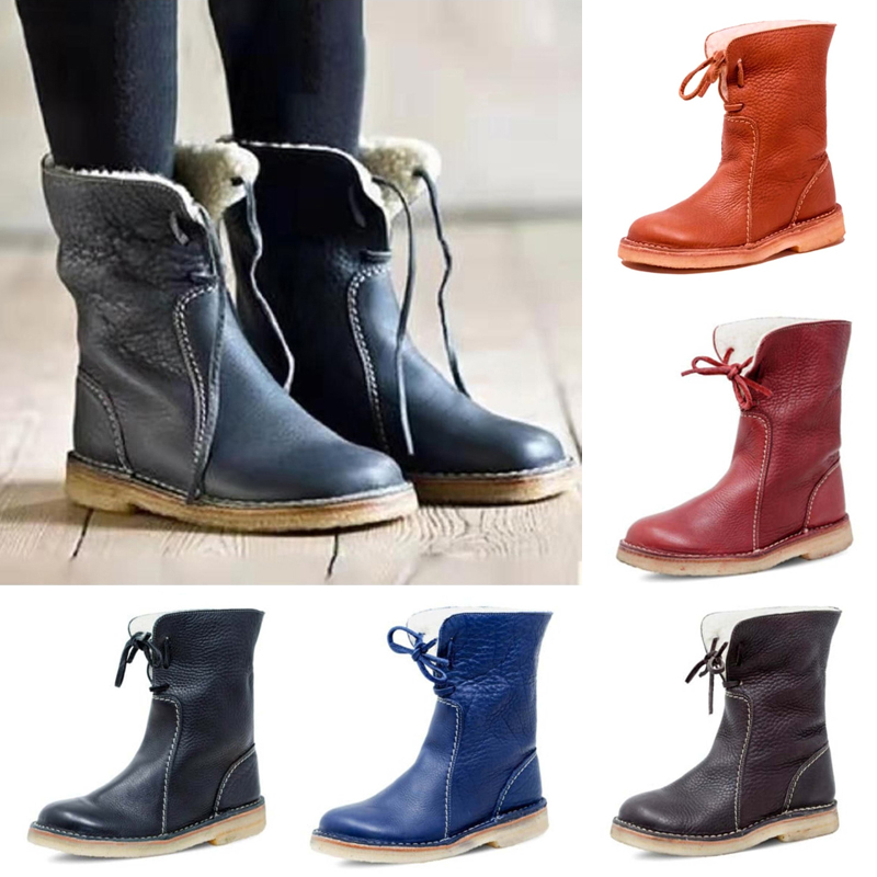 🔥Last Day 70% OFF - Orthopedic Waterproof Leather Snow Boots