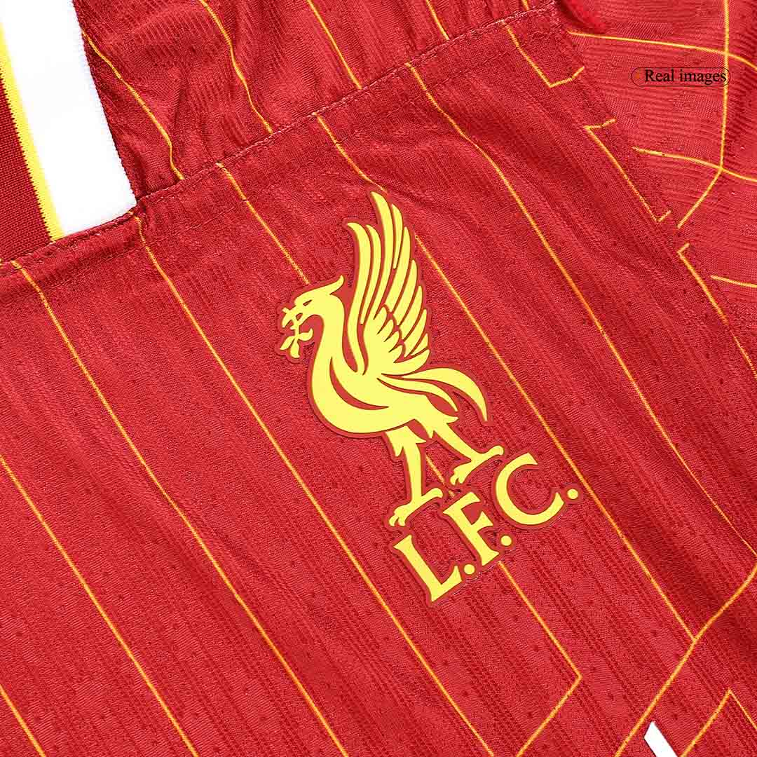 Authentic VIRGIL #4 Liverpool Home Football Shirt 2024/25