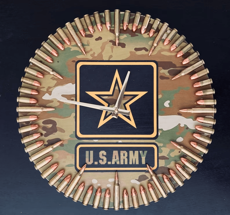💥Handmade Patriotic Flag Bullet Clock-Buy 2 Get Free Shipping