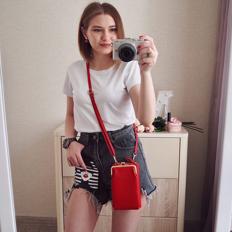 🔥Last Day Promotion-[SAVE 50% OFF]--Women Phone Bag Solid Crossbody Bag-BUY 2 GET FREE SHIPPING NOW