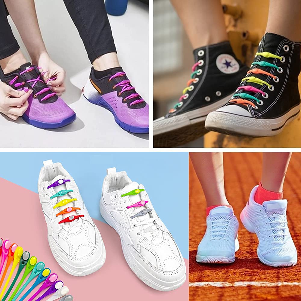 🔥Last Day Promotion 50% OFF-Lazy Elastic Shoelaces-BUY 2 GET 1 FREE NOW