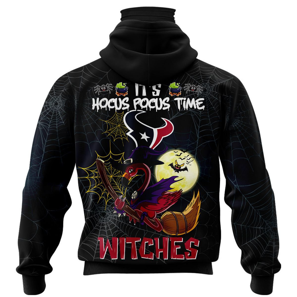 HOUSTON TEXANS 3D HOODIE HALLOWEEN002