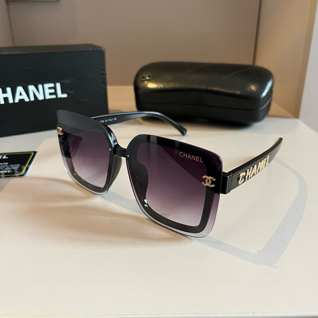 Chanel rimless sunglasses