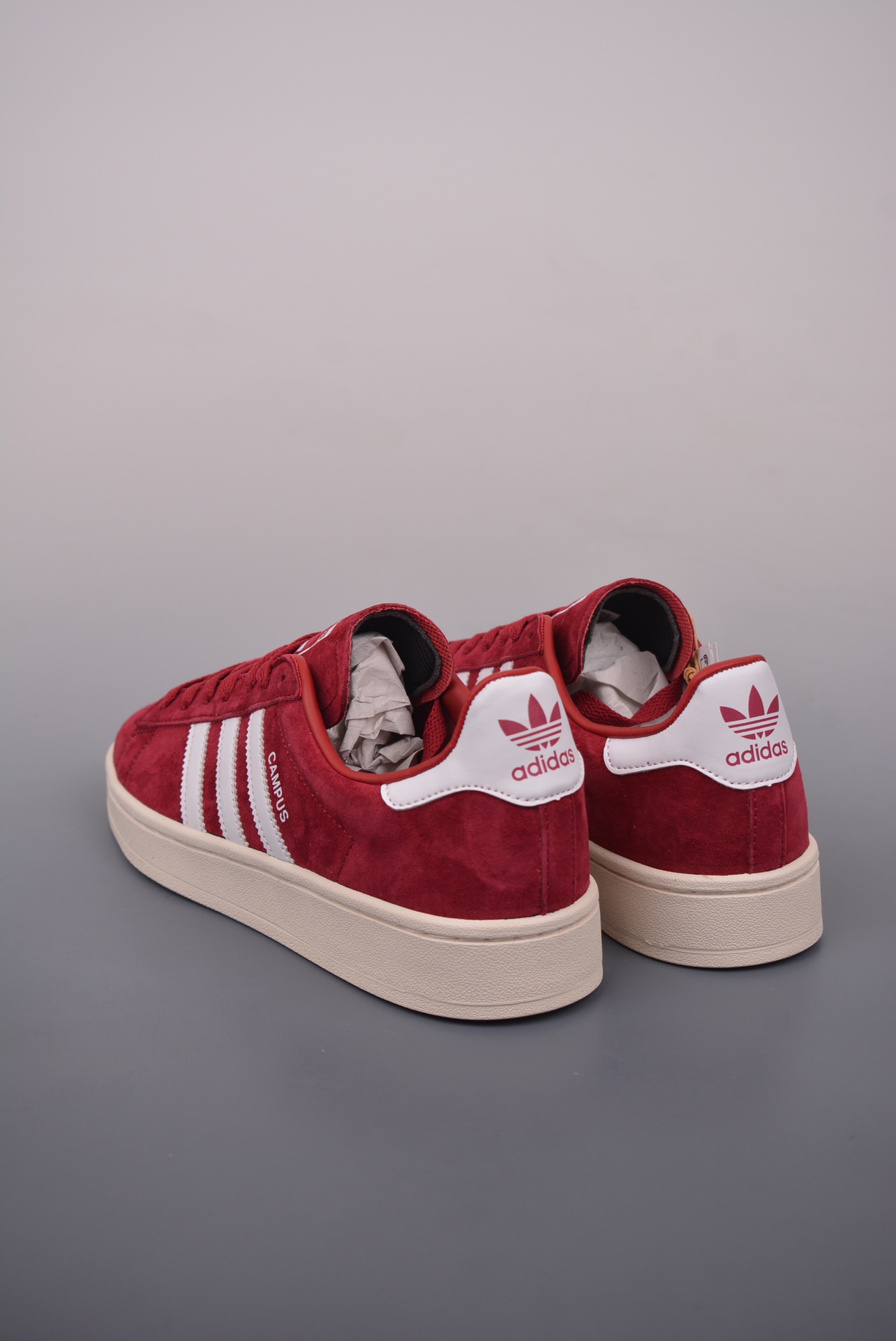 Adidas Originals Campus Suede Burgundy White BZ0087