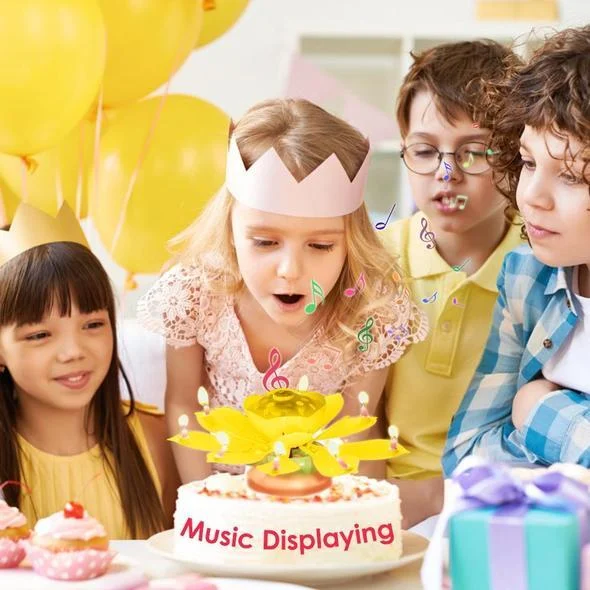 ⚡2024 New Year Special Sale-Magic Music Flower Birthday Candle