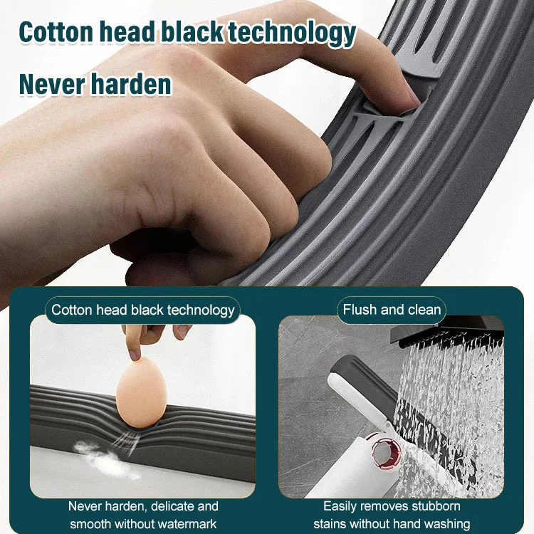 🔥Last Day Promotion-[SAVE 50% OFF]-2023 New Upgrated Portable Multifunctional Self-Squeeze Mini Mop Wet and Dry Dual-Use (1 Mop+2 Ecological cotton head)-BUY 2 GET 10% OFF & FREE SHIPPING