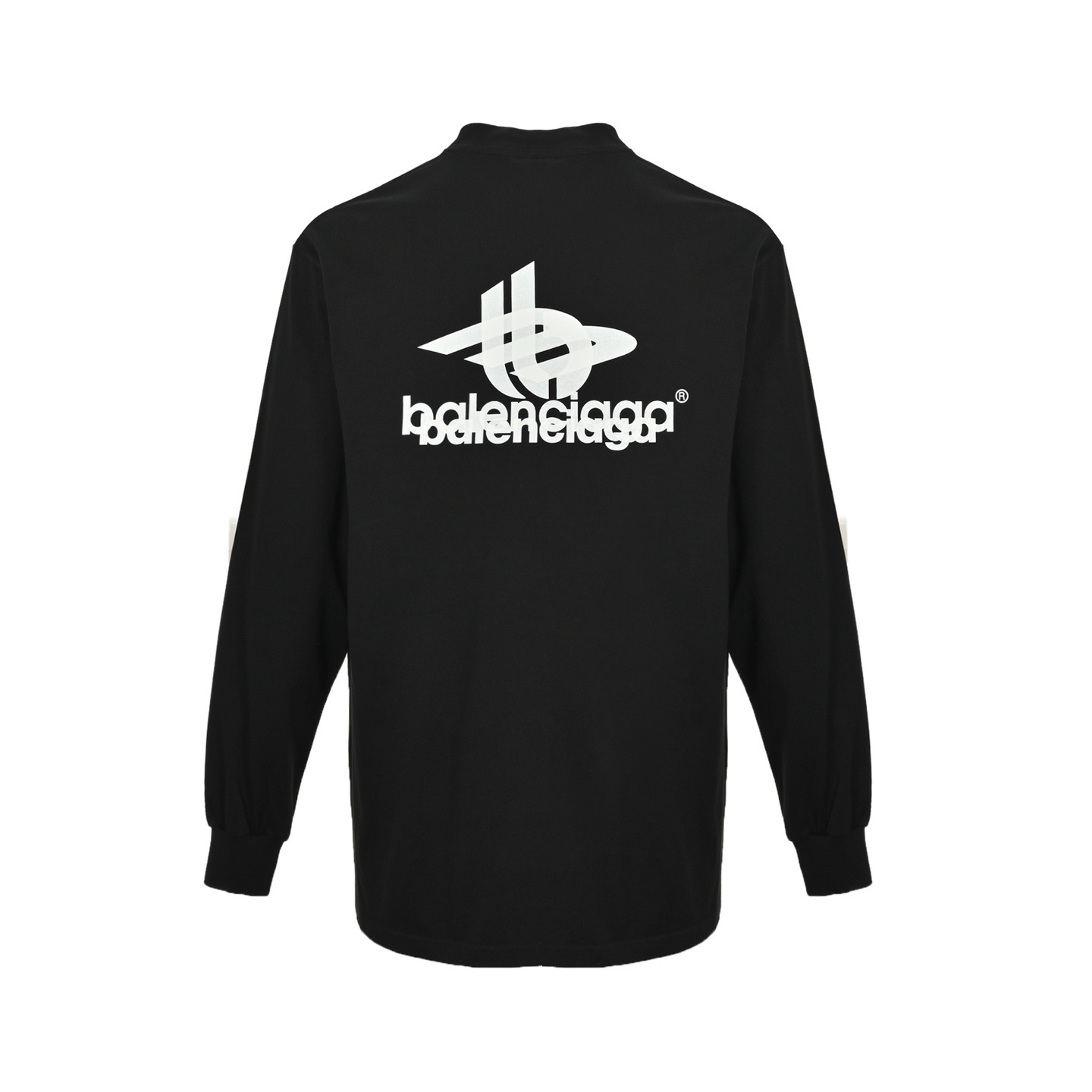 Balenciaga 25Fw overlapping lettering logo long-sleeved T-shirt