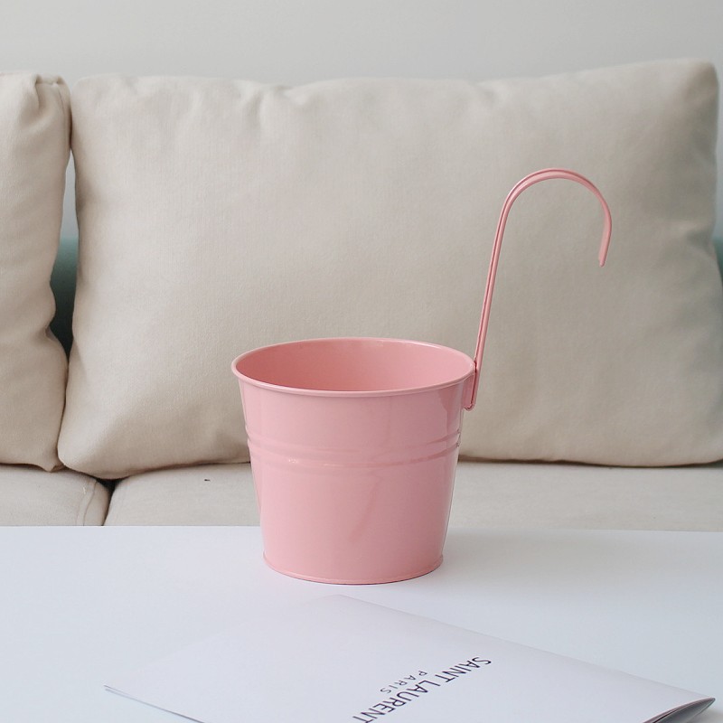 🎍🎍Metal Bucket Hanging Flower Pot(🌺Flash Sale - 50% Off)