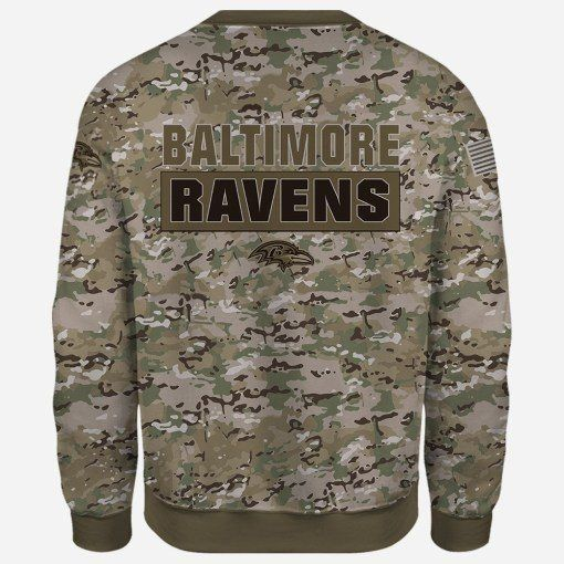 BALTIMORE RAVENS 3D HOODIE BBRR004