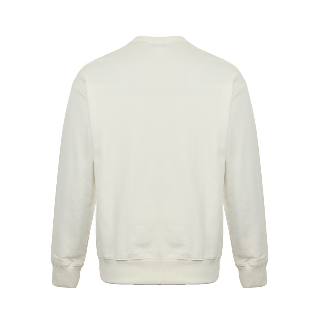 Balenciaga 24Fw Hand-painted Double B Print Crew Neck Sweatshirt