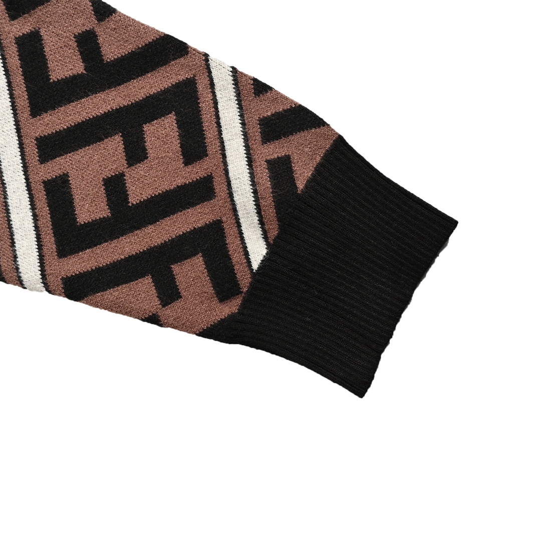 Fendi 24Fw FF all-over jacquard sweater