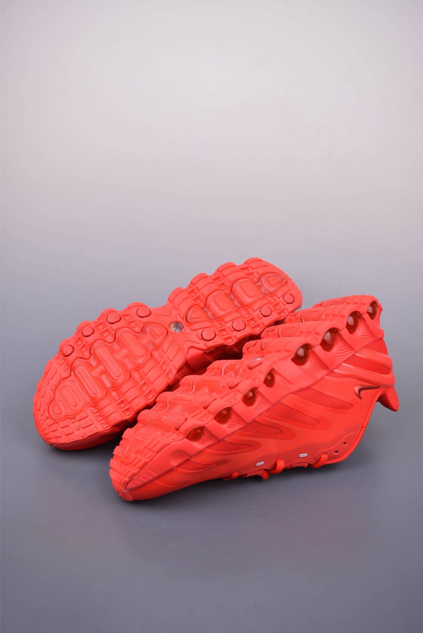 Nike Air Max DN8 running shoes all red FQ7860-049