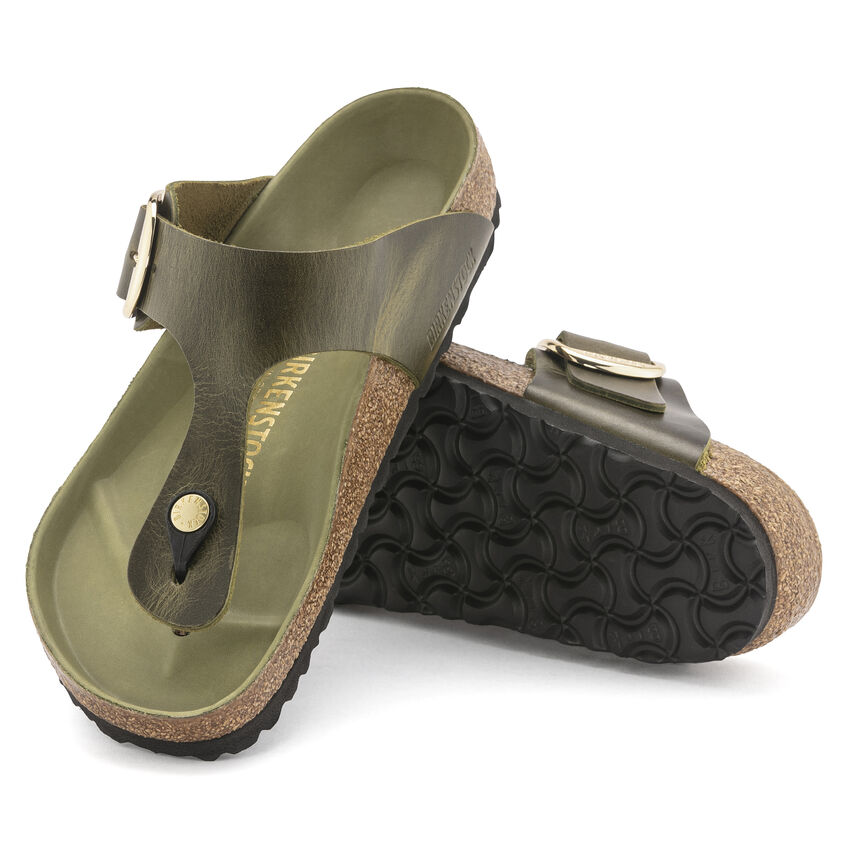 Gizeh Big Buckle Oiled Nubuck Leather B-55765