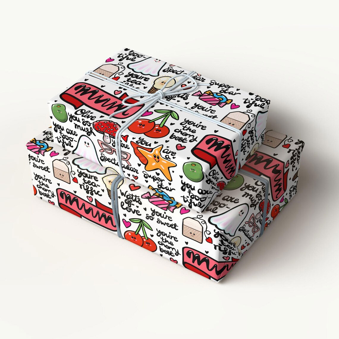 Mum wrapping paper, Mothers day gift wrap