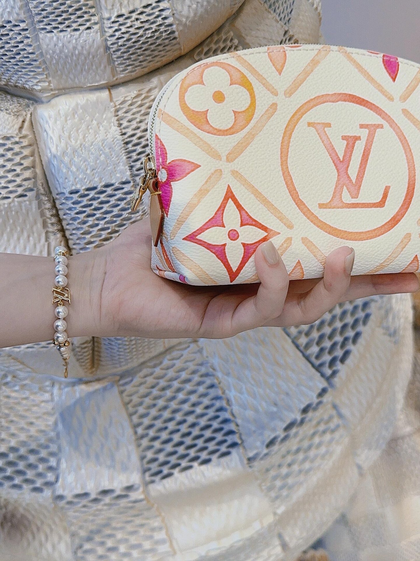 Louis Vuitton Golden Flower Pearl Bracelet