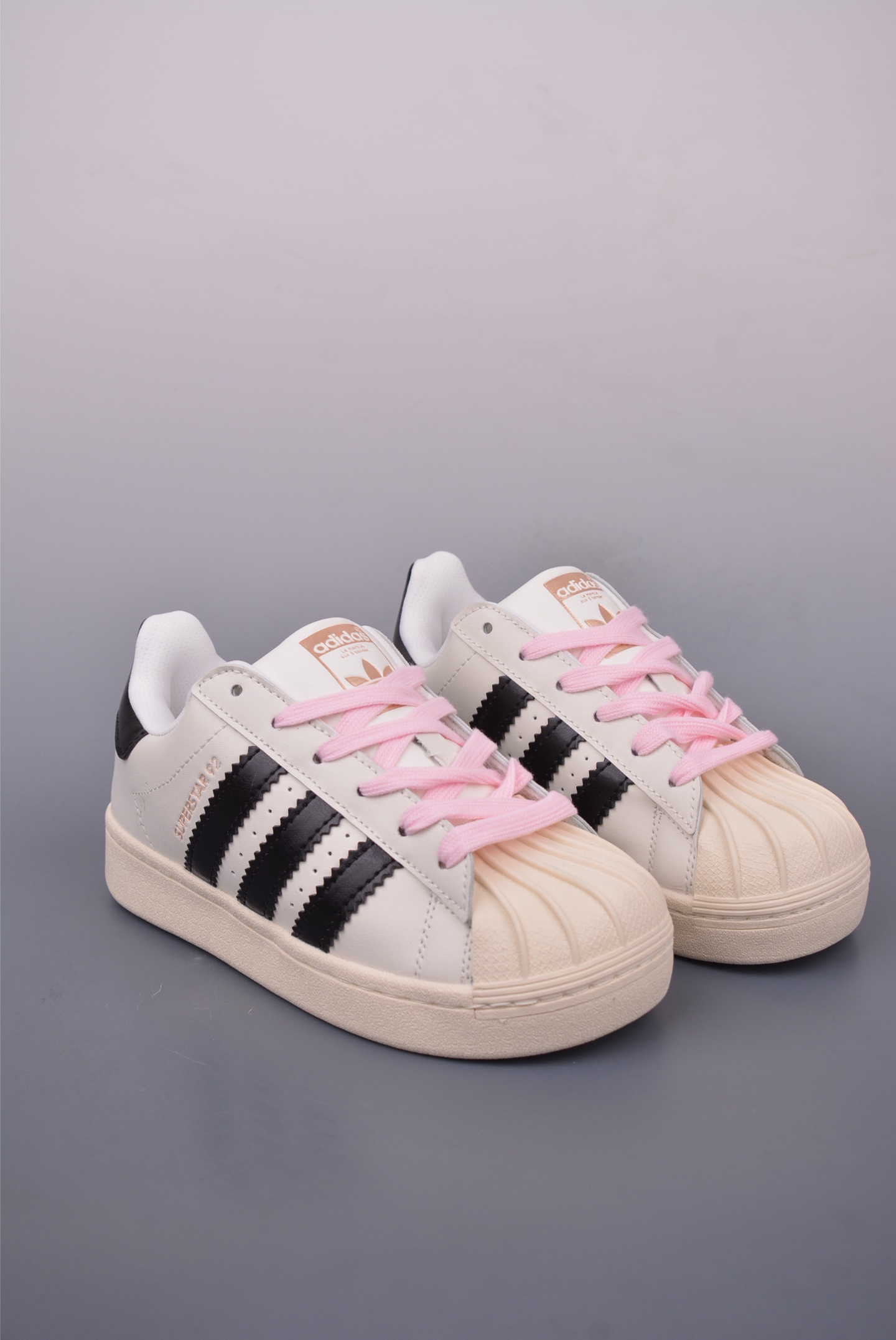 Pharrell x Adidas Superstar 92 White Black Pink JI4268