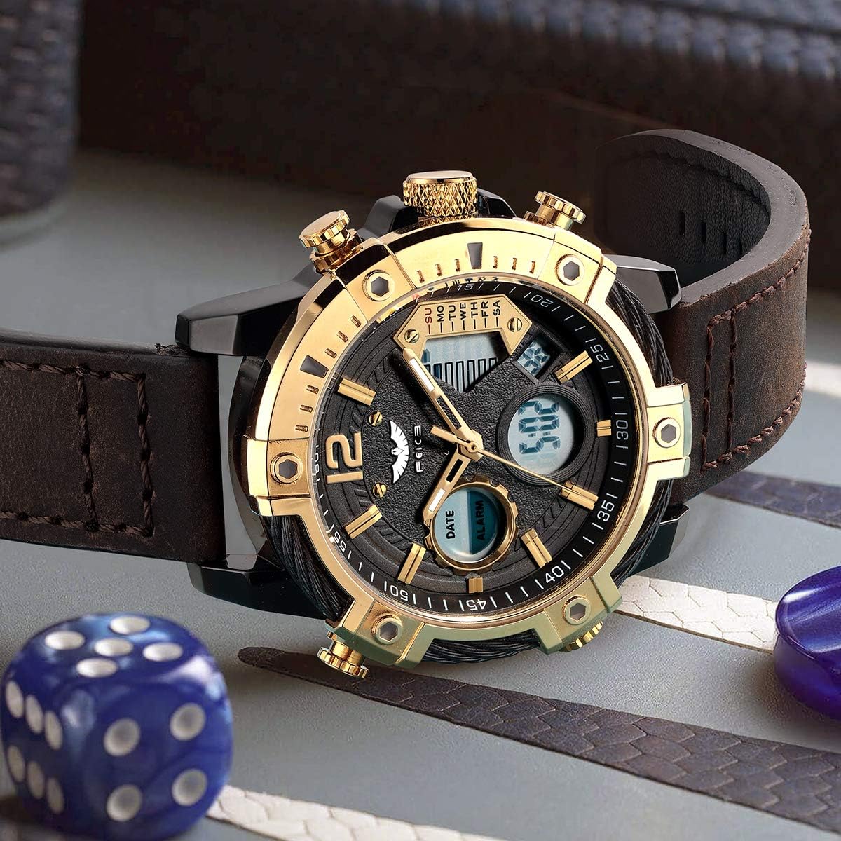 FK038 Luminescent Sports Watch FEICE Quartz Waterproof