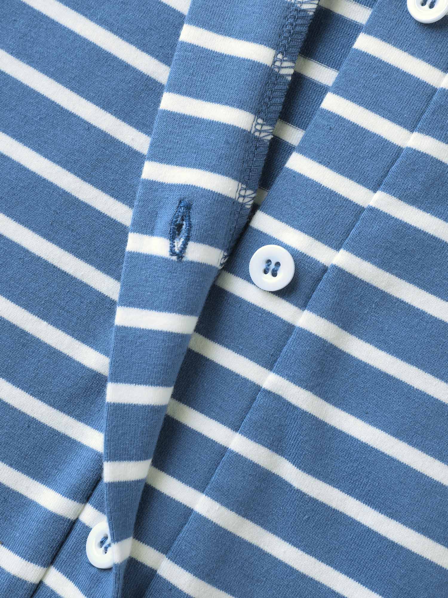 Stripe Print Curvy Hem Hooded Midi Dress