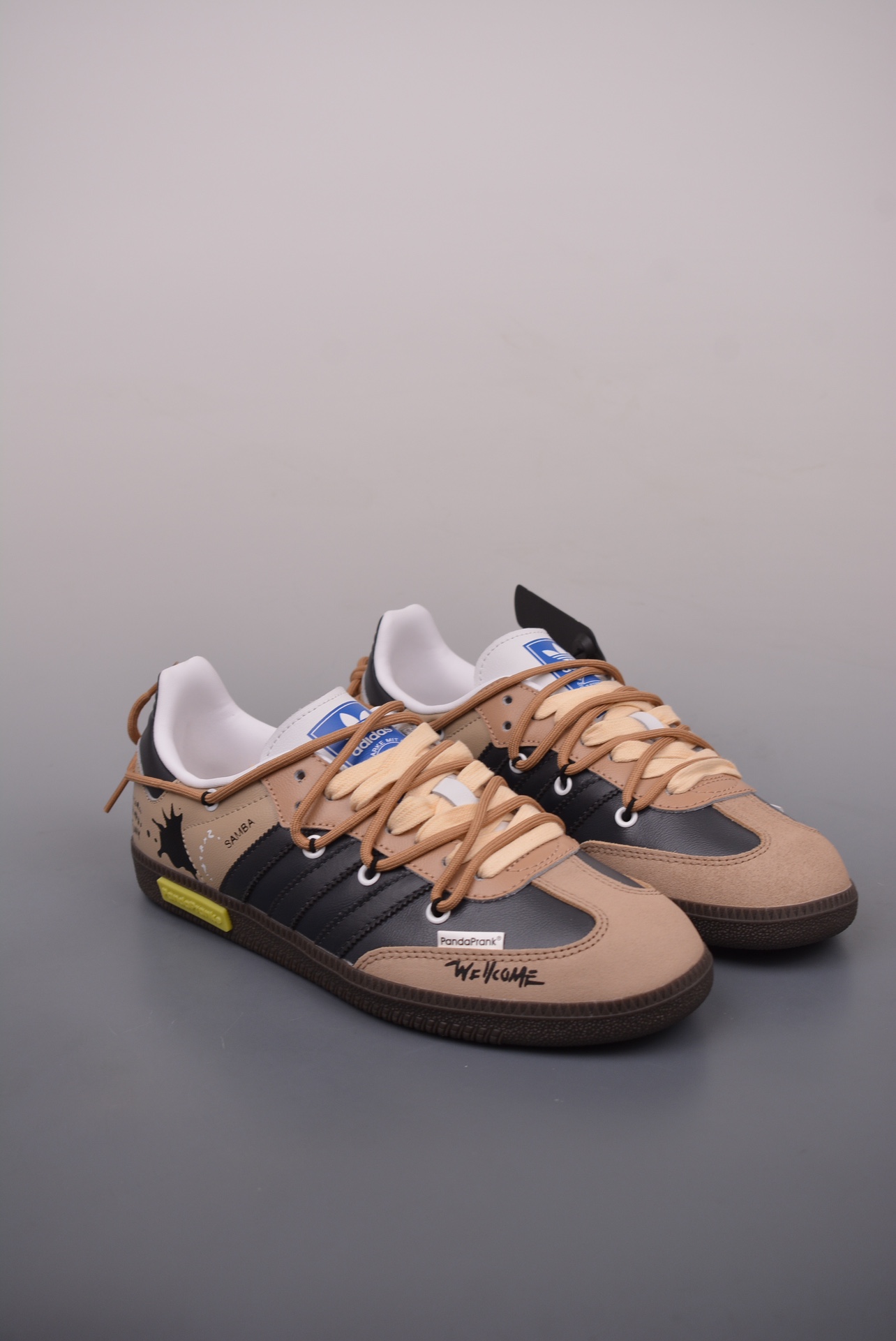 Adidas Originals Samba OG Brown and Black Graffiti IG1025