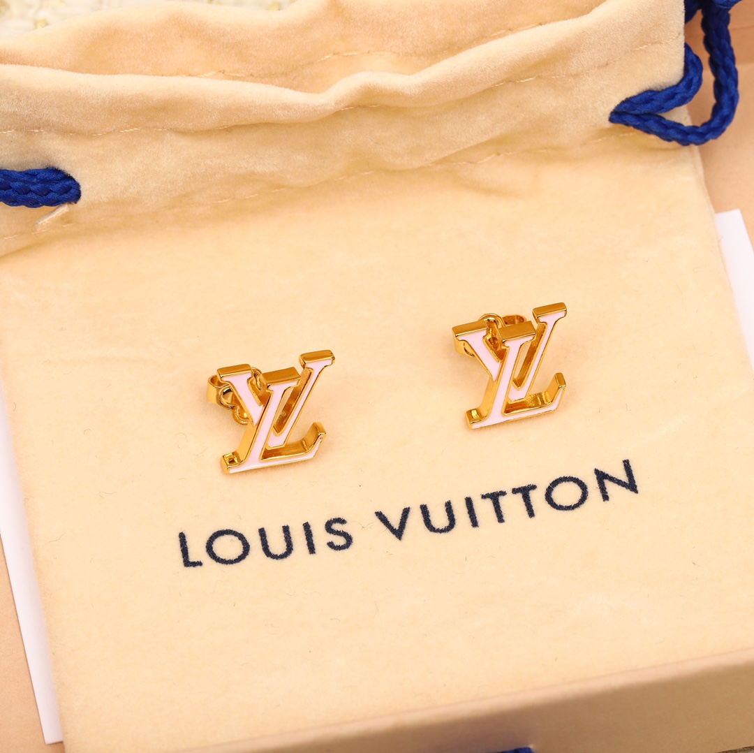 Louis Vuitton Pink Set Earrings