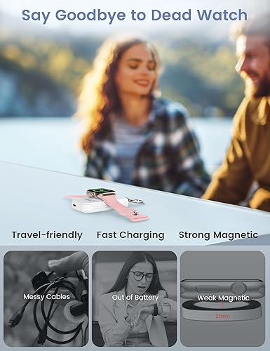⌚📱2024 New iwatch Wireless Apple Magnetic Watch Charger (Cell Phone Available)