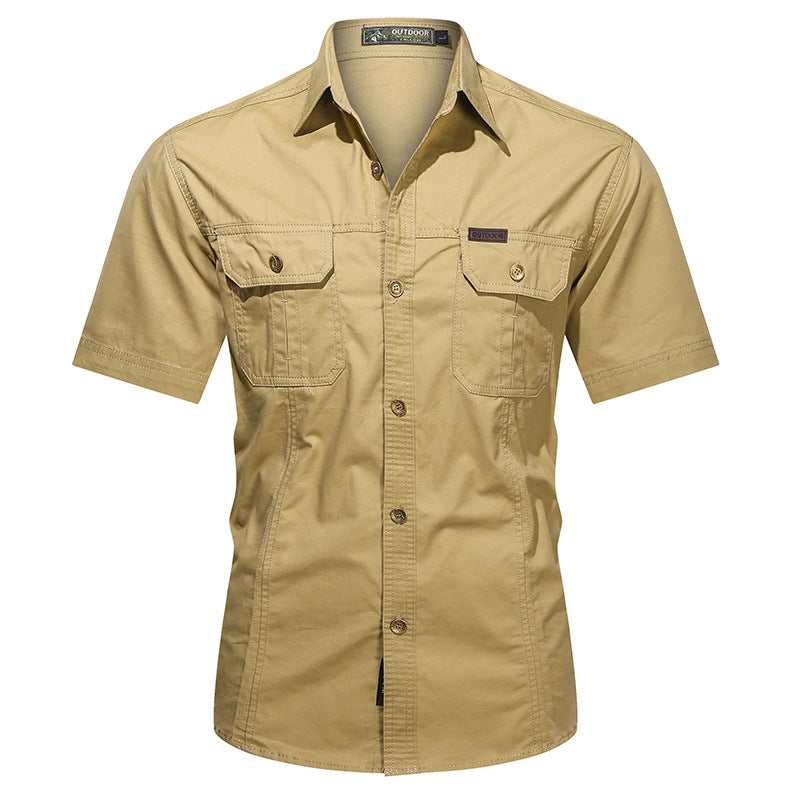 Men's Outdoor Tactical Workwear Short Sleeve Shirt