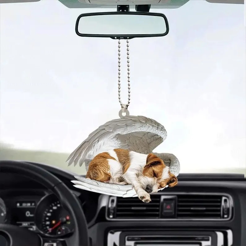 Dog Sleeping Angel Ornament | Dog Lovers Gift