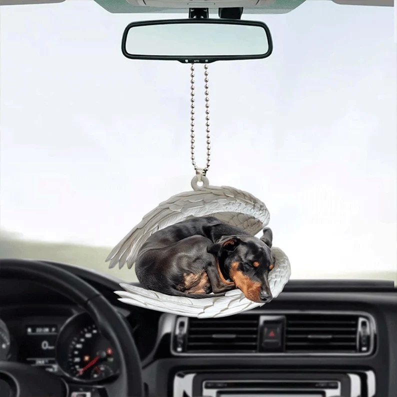 Dog Sleeping Angel Ornament | Dog Lovers Gift