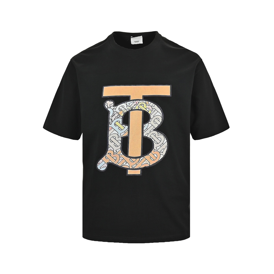 Burberry 24ss colorful TB logo short sleeves