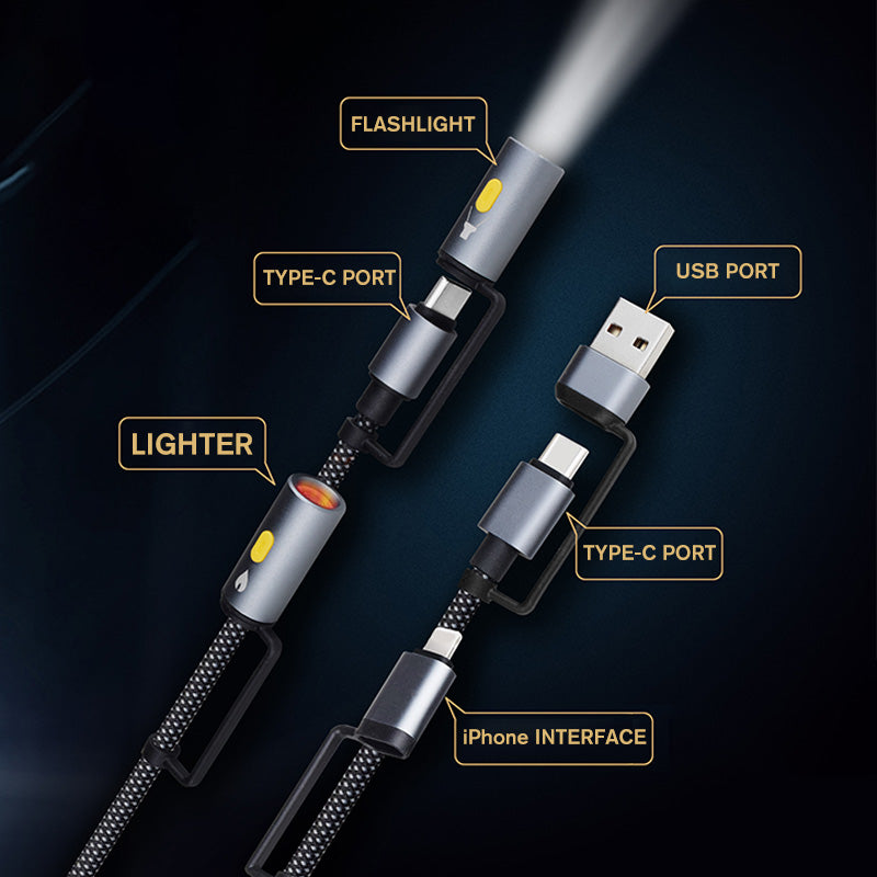 Multi-Function Braided Charging Cable