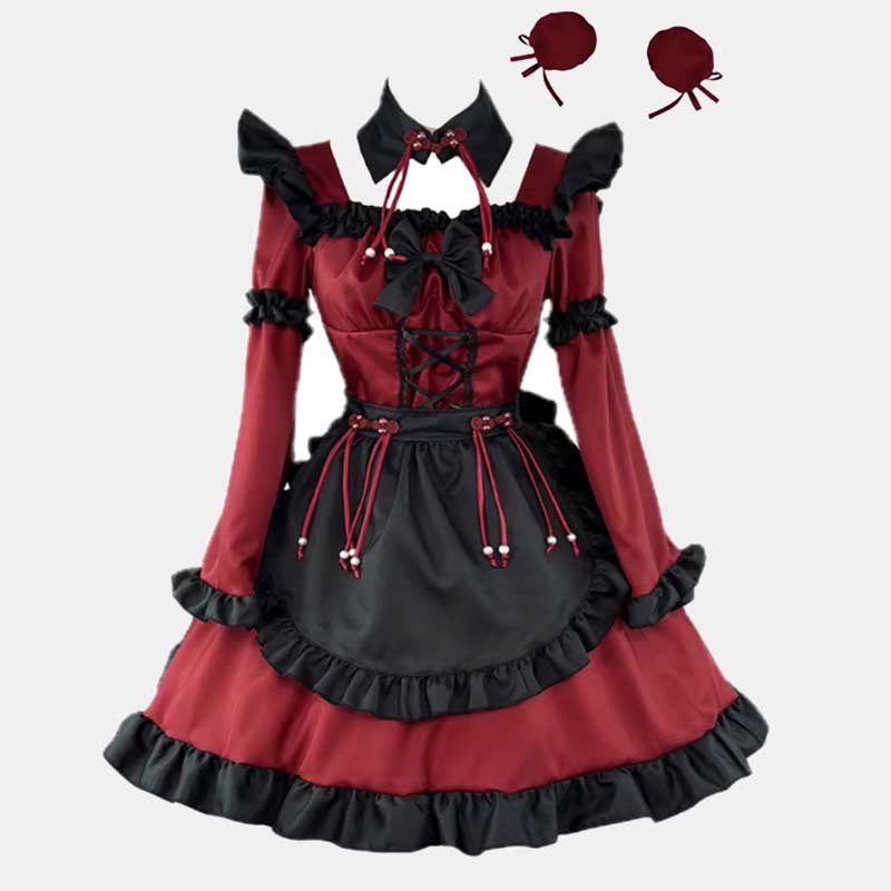 Cosplay Maid Gothic Devil Lolita Dress