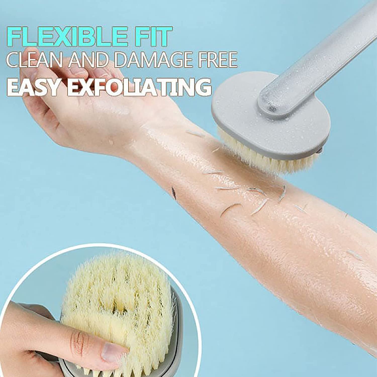 (💥Last Day Promotions-50% OFF)--Long Handle Bath Massage Cleaning Brush-BUY 3 GET 20% OFF & FREE SHIPPING