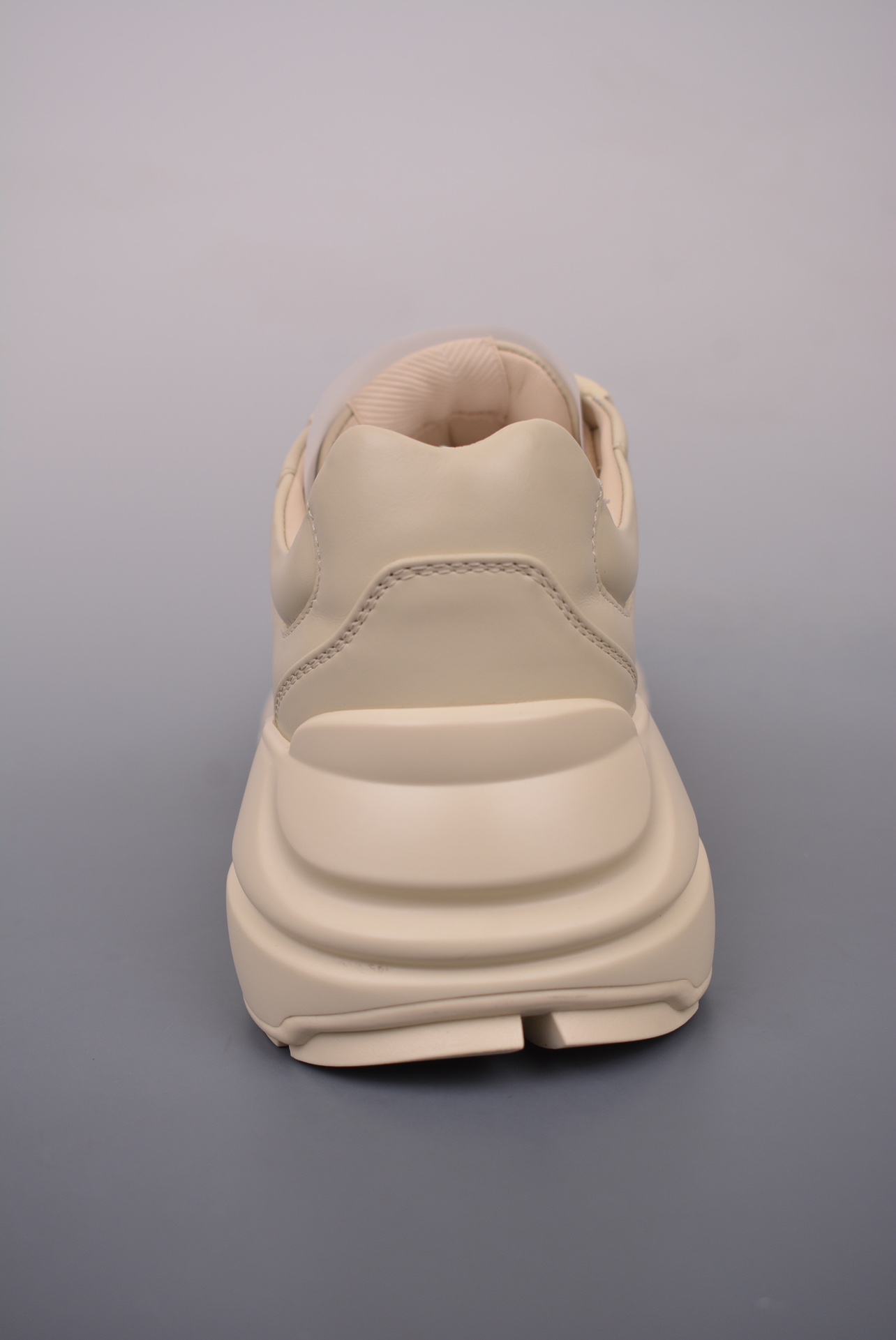 Gucci Leather Ivory White Rabbit Silk Print