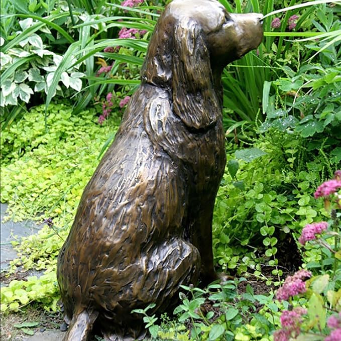 Springer Spaniel Statue Garden Decor