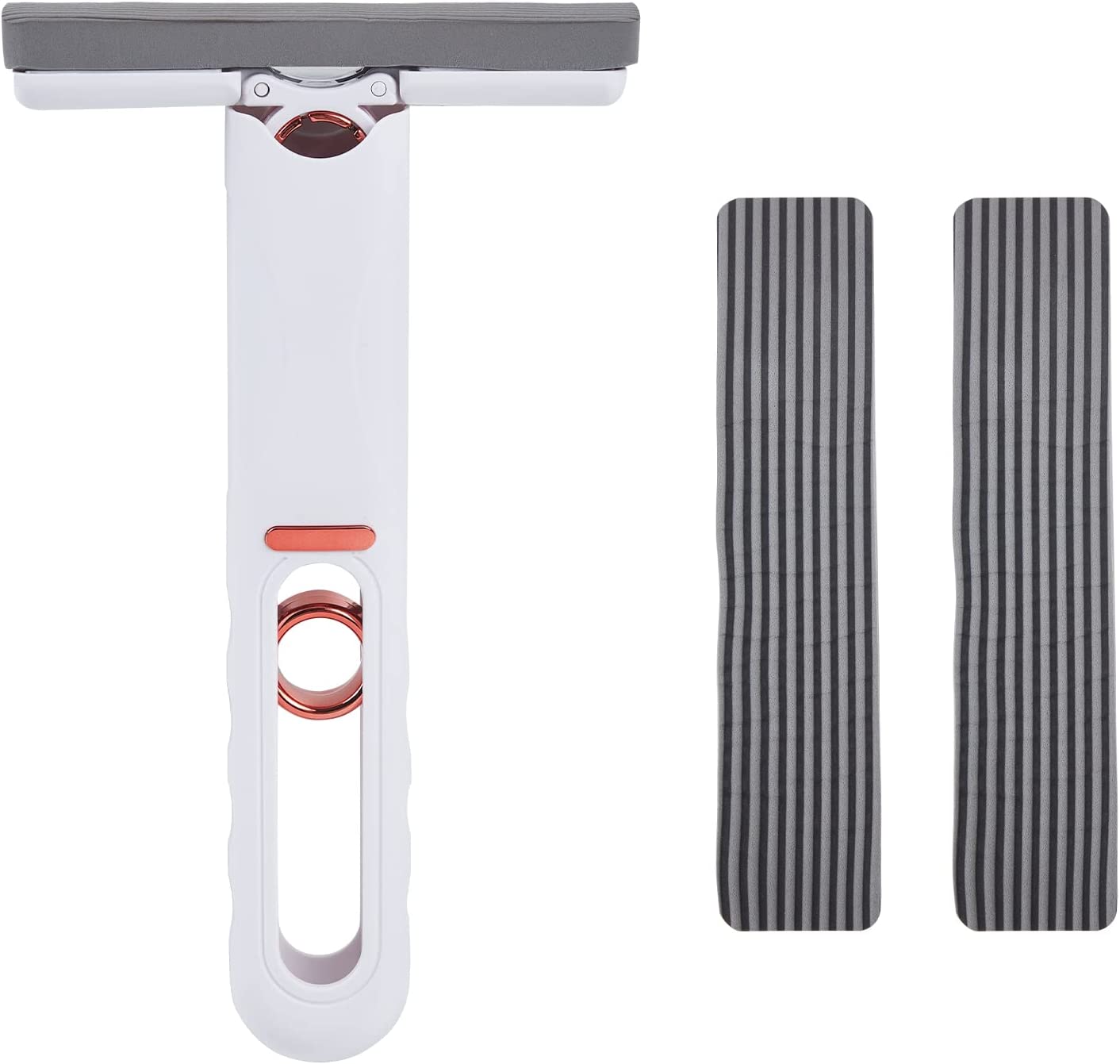 🔥Last Day Promotion-[SAVE 50% OFF]-2023 New Upgrated Portable Multifunctional Self-Squeeze Mini Mop Wet and Dry Dual-Use (1 Mop+2 Ecological cotton head)-BUY 2 GET 10% OFF & FREE SHIPPING