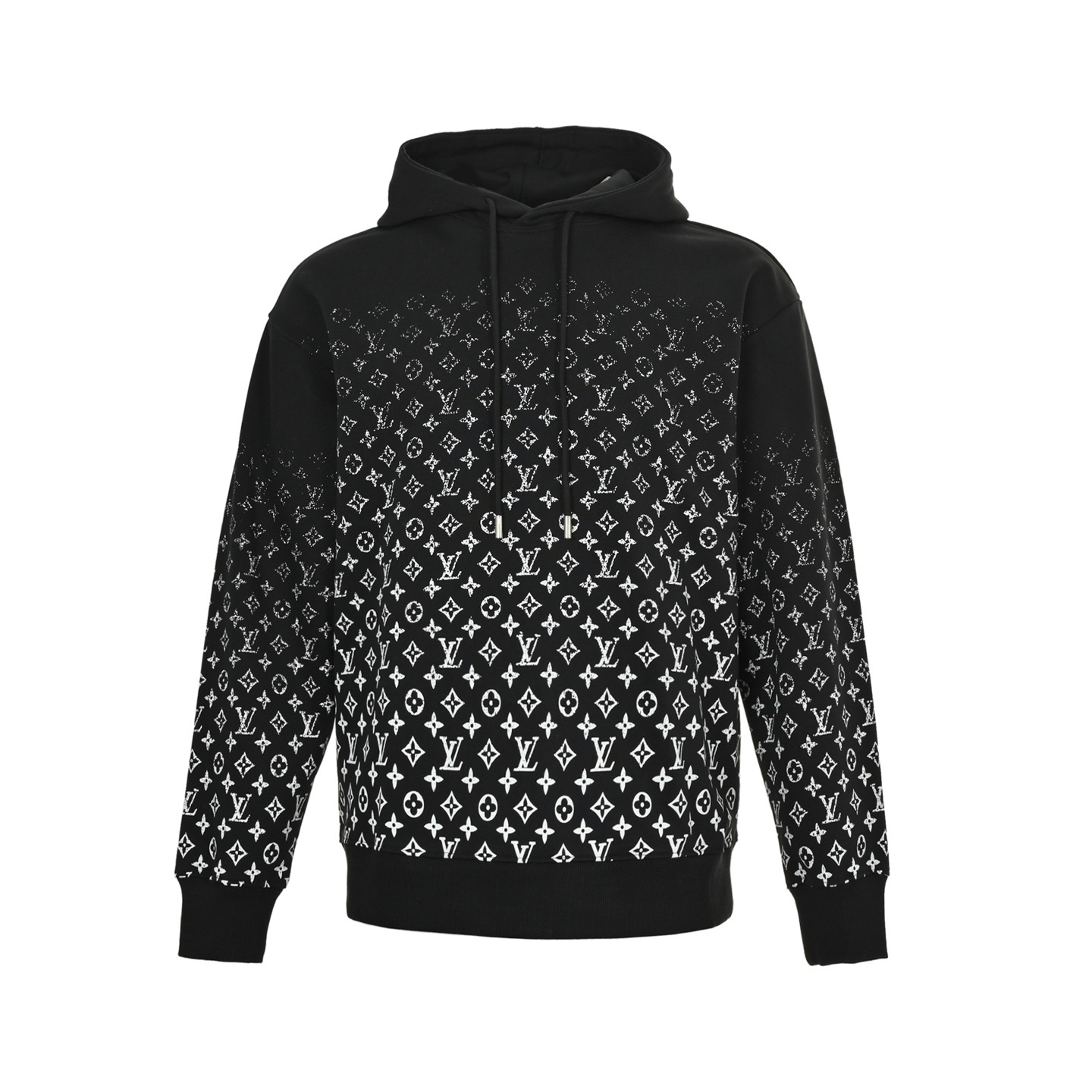 Louis Vuitton 25Fw monogram gradient print hooded sweatshirt