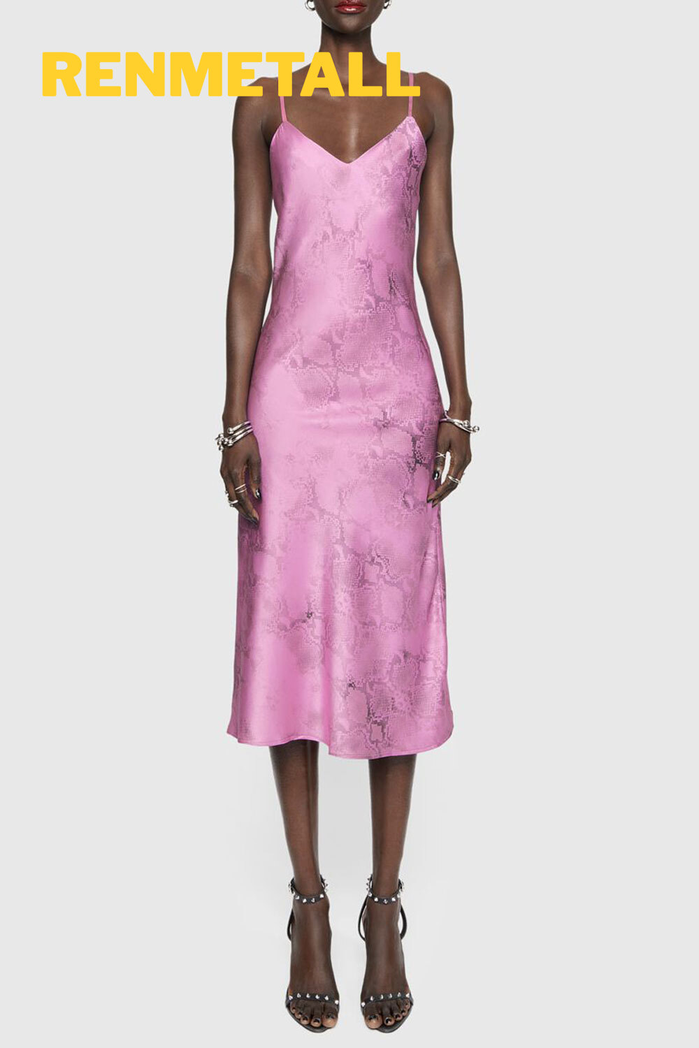 Salmon Pink Skirt