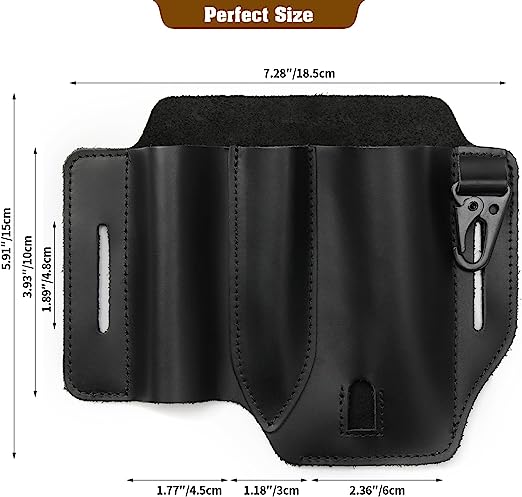 (🔥Last Day Promotion-SAVE 50% OFF)Cowhide Leather Owl Buckle Tactical Multifunctional Belt Cover-BUY 2 GET 10% OFF AND FREE SHIPPING