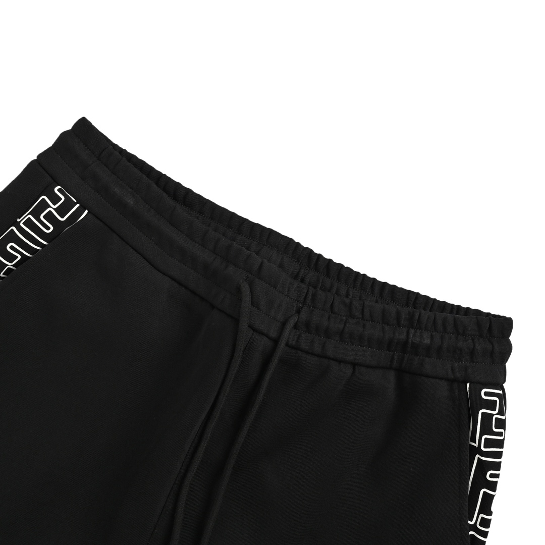 Fendi 24Fw embroidered logo trousers
