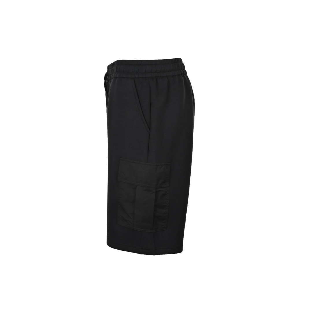 Prada Triangle Logo Cotton Cargo ShortsV