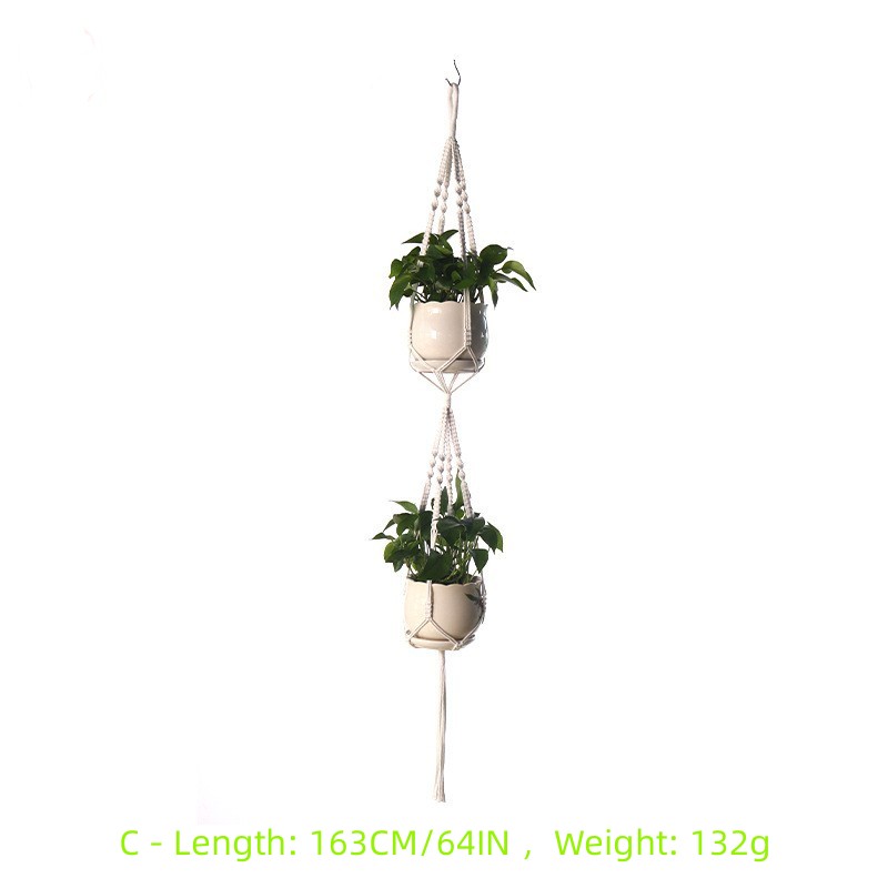 Hand-Woven Gardening  Hanging Plant Stand