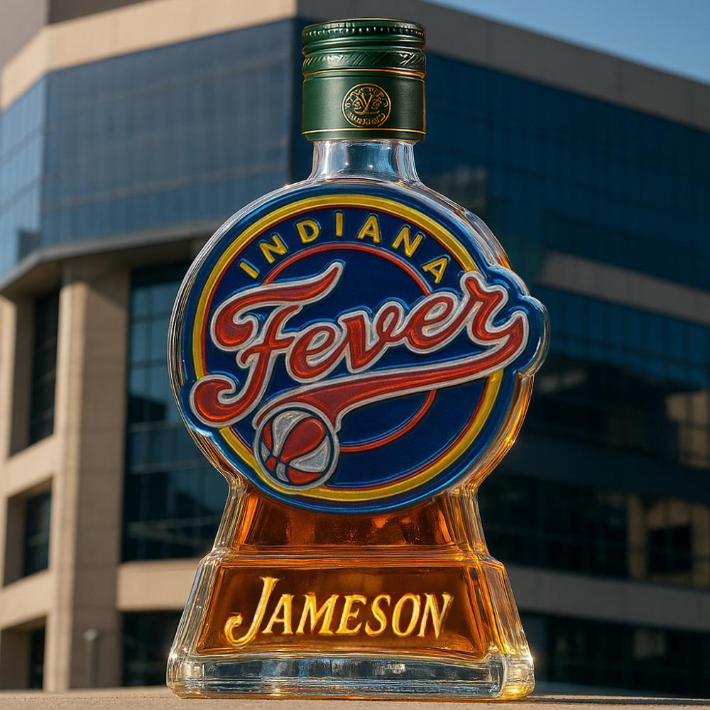 Indiana Fever Special Edition Whiskey Bottle