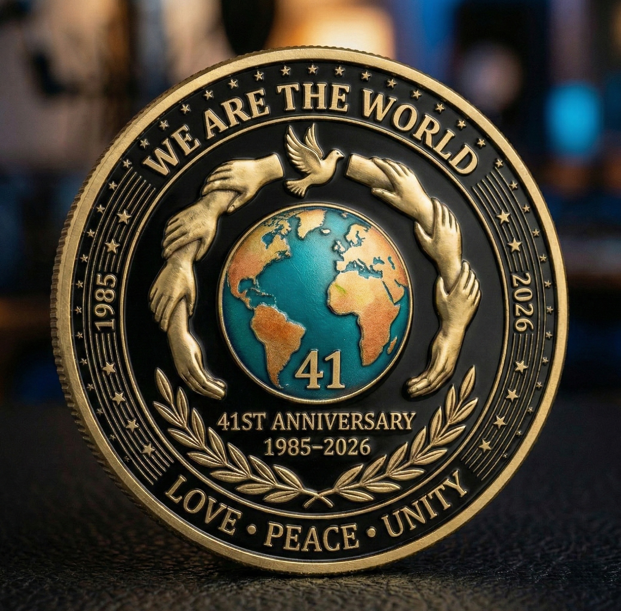 WE ARE THE WORLD 41st Anniversary Commemorative Coin