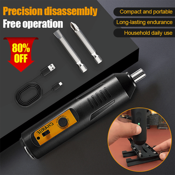 👍Best Assistant👍-Portable Home Use Electric Screwdriver Set