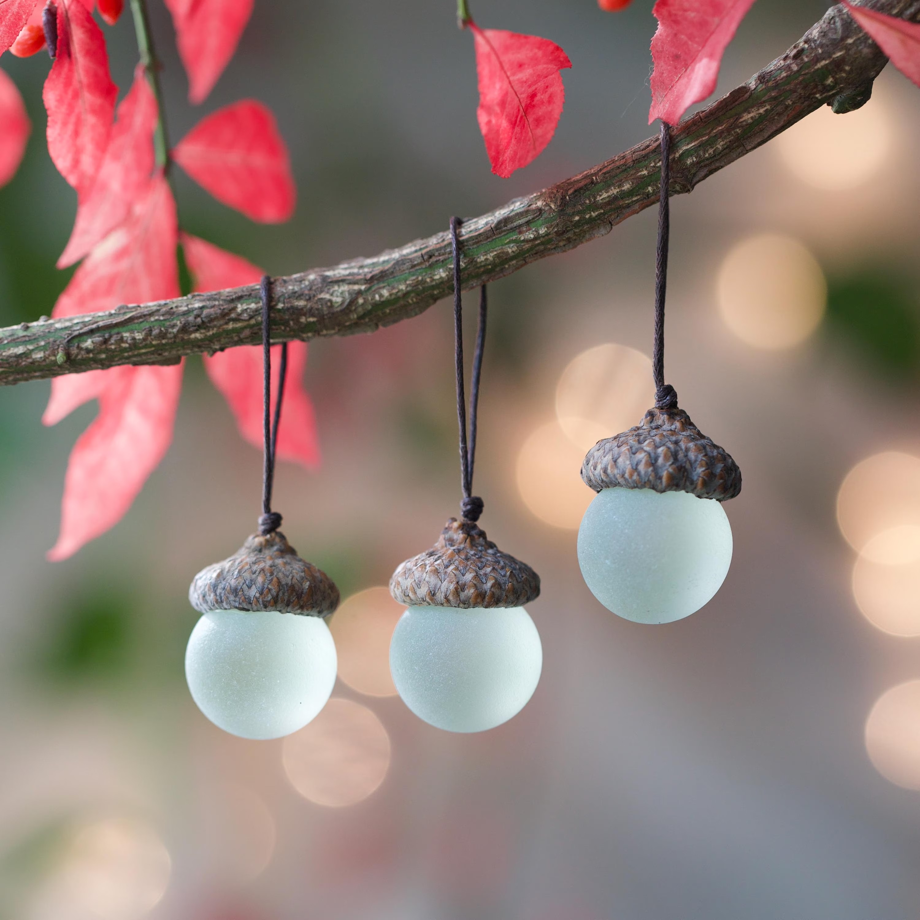 Handmade Sea Glass Acorn Ornaments – A Little Treasure from Nature & the Sea