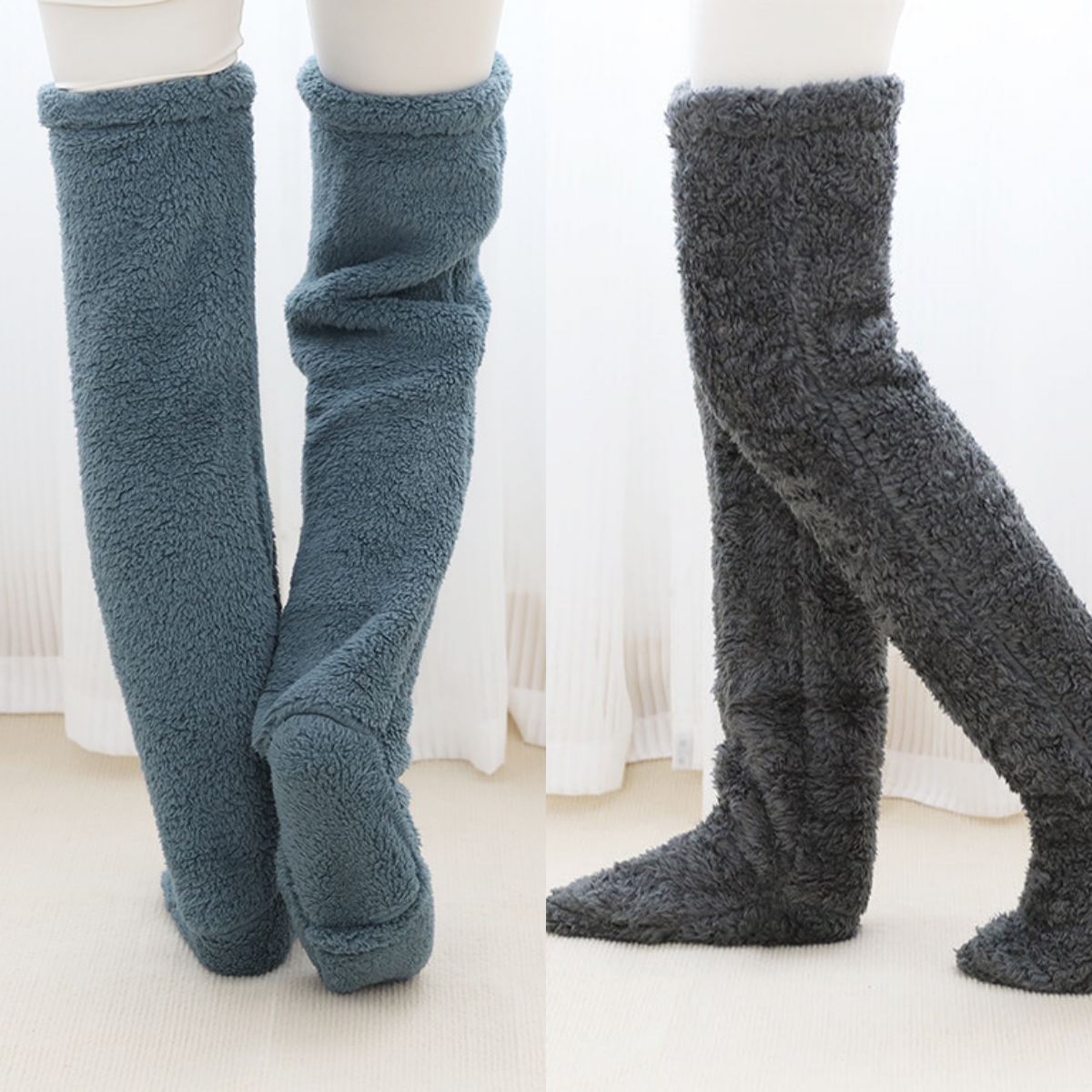 💥Last Day Promotion 60% OFF--Thickened warm and cold-proof Snuggle Paws Sock Slippers