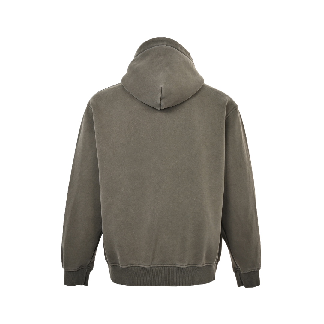 Balenciaga 24Fw PARIS lettering printed on the chest, plush hooded sweatshirt