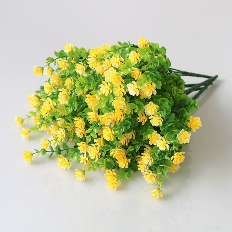🌺🌺Artificial Milan grass fake flower plant decoration (spring and summer decoration-UV protection)