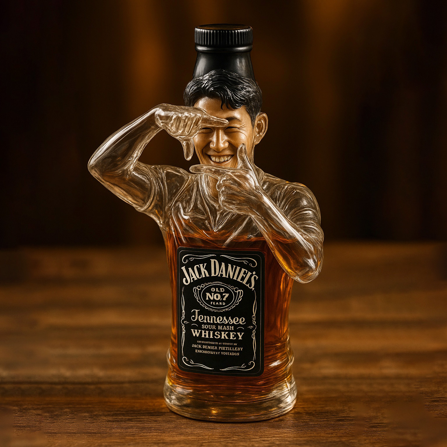 Son Heung-min Whiskey Bottle